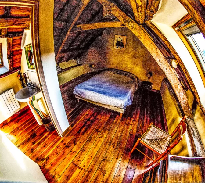 La chambre Tuchenn Kador avec son lit double